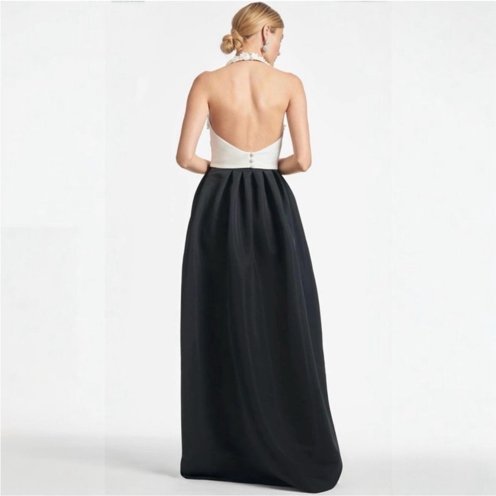 Sachin + Babi -Dominique Pleated Two-Tone Applique Gown size 4 NWT. - Picture 6 of 16